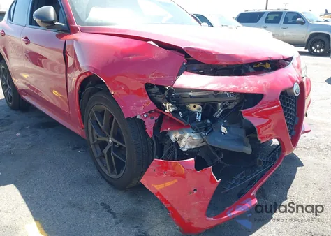 2020 Alfa Romeo Stelvio Ti Sport Awd from USA, damaged, VIN ZASPAKBN5L7C73874